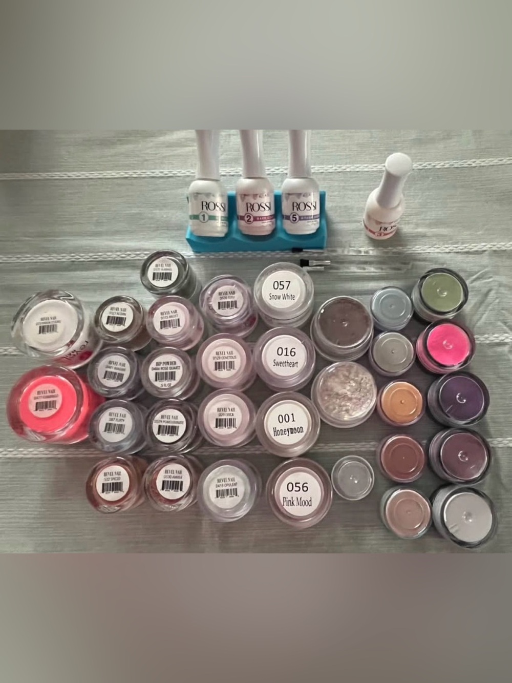 Nail Dip Powder Lot of 32 Dips plus other items  - New/Unused